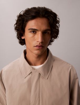 Мужские куртки Calvin Klein Tech Nylon Relaxed Car Coat — фото 4