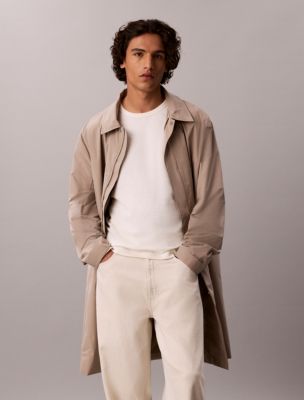 Мужские куртки Calvin Klein Tech Nylon Relaxed Car Coat — фото 5