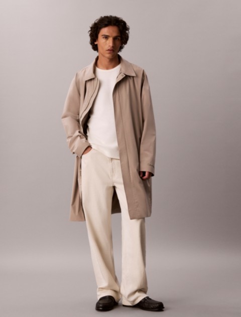 Мужские куртки Calvin Klein Tech Nylon Relaxed Car Coat