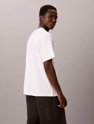 Мужские футболки Calvin Klein Liquid Touch Monogram Logo Crewneck Tee — фото 4