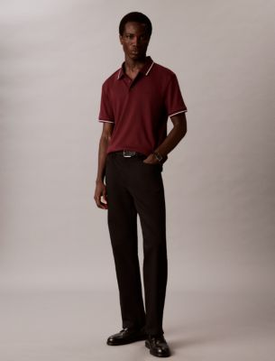 Liquid Touch Tipping Stripe Polo Shirt, Port Royale