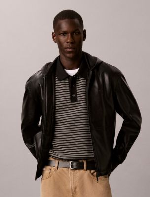 Мужские рубашки Calvin Klein Ottoman Stripe Polo Shirt — фото 3