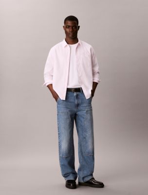 Мужские рубашки Calvin Klein Oxford Classic Button-Down Shirt — фото 5