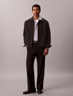 Yarn-Dyed Plaid Stretch Button-Down Shirt, Quicksilver