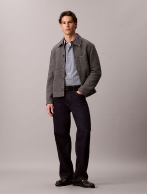 Мужские рубашки Calvin Klein Yarn-Dyed Plaid Stretch Button-Down Shirt — фото 4