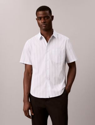Yarn-Dyed Stripe Stretch Button-Down Shirt, Plein Air