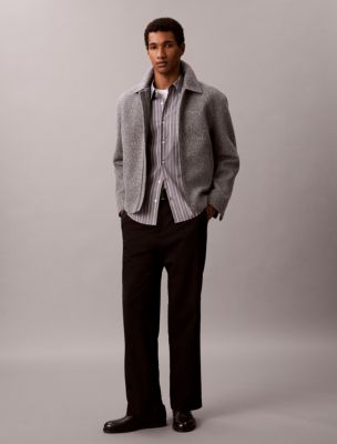 Мужские рубашки Calvin Klein Yarn-Dyed Stripe Stretch Button-Down Shirt — фото 3