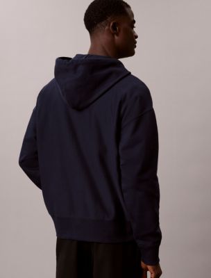 Мужские худи Calvin Klein Premium Terry Emblem Logo Zip — фото 4