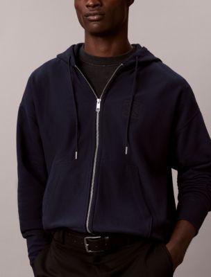Мужские худи Calvin Klein Premium Terry Emblem Logo Zip — фото 5
