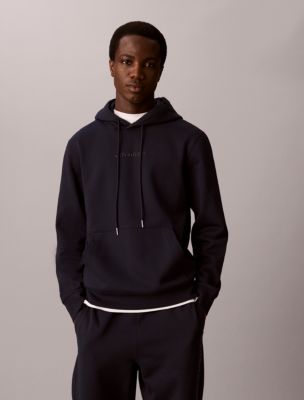 CK Logo Hoodie, Dark Sapphire
