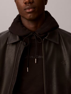 Мужское худи Calvin Klein CK с логотипом, цвет: Чёрный — фото 3
