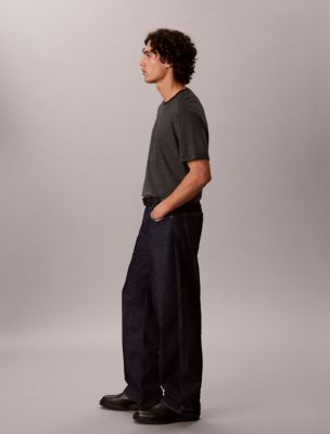 Мужская футболка Calvin Klein Supima Cotton Stripe, цвет: Чёрный — фото 3