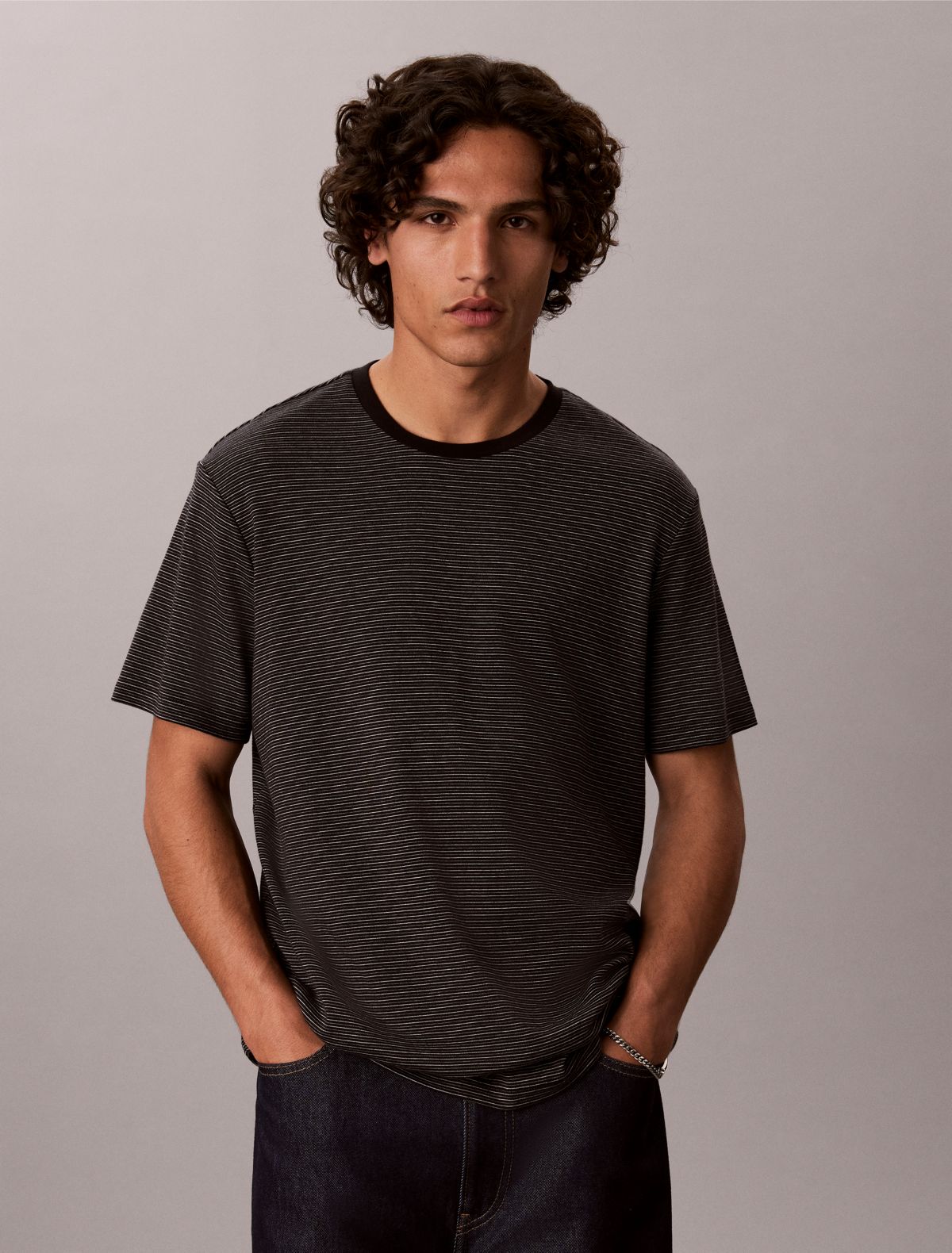 Supima Cotton Stripe Tee