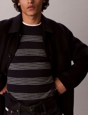 Мужские свитеры Calvin Klein Space Stripe Crewneck Sweater — фото 2