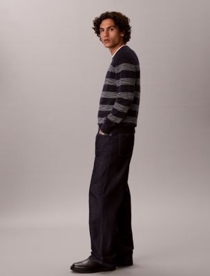 Мужские свитеры Calvin Klein Space Stripe Crewneck Sweater — фото 3