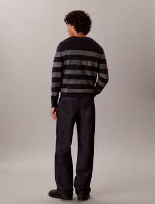 Мужские свитеры Calvin Klein Space Stripe Crewneck Sweater — фото 5