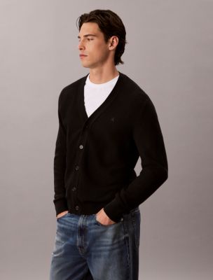 Мужские кардиганы Calvin Klein Textured Cotton Cardigan — фото 4