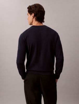 Мужские свитеры Calvin Klein Supima Cotton Double Collar Crewneck Sweater — фото 5