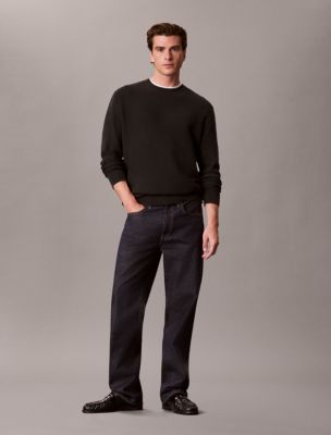Мужские свитеры Calvin Klein Textured Cotton Crewneck Sweater — фото 3
