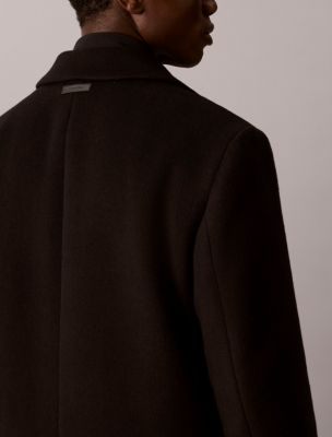 Мужская куртка Calvin Klein 3-In-1 Wool Blend Coat & Vest, цвет: Чёрный — фото 6