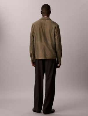 Мужские куртки Calvin Klein Suede Shirt Jacket — фото 5
