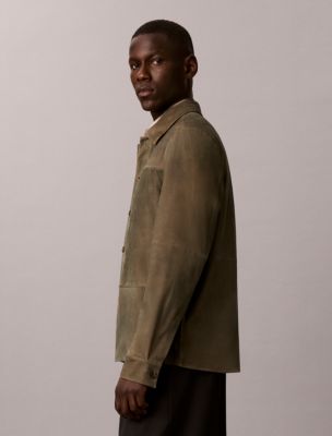 Мужские куртки Calvin Klein Suede Shirt Jacket — фото 6