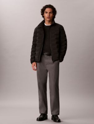 Мужские куртки Calvin Klein Quilted Mock Neck Down Puffer Jacket — фото 2