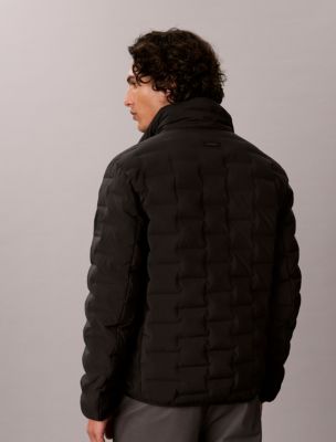 Мужские куртки Calvin Klein Quilted Mock Neck Down Puffer Jacket — фото 4