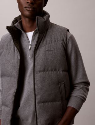 Мужской жилет Calvin Klein Reversible Down Puffer, цвет: Beluga — фото 3