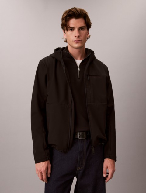 Мужские куртки Calvin Klein Softshell Lined Hooded Jacket