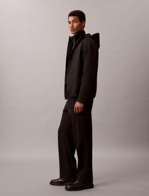 Мужская куртка Calvin Klein Tech Shell Hooded, цвет: Чёрный — фото 3