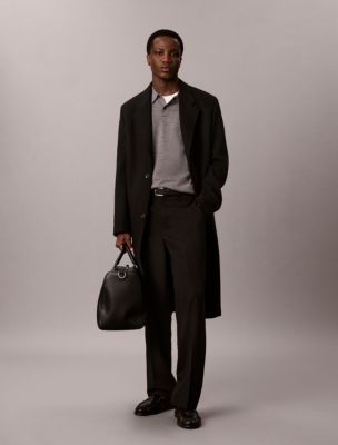 Wide Leg Trousers, Black