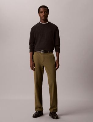 Tech Straight Trousers, Olive Night
