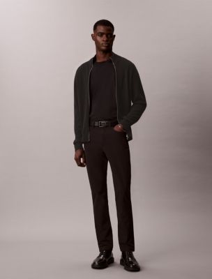 Slim Tech Dobby 5-Pocket Pants, Black