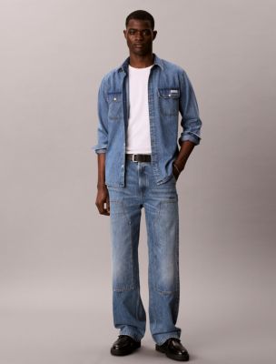 Мужские топы Calvin Klein Utility Denim Workshirt — фото 4