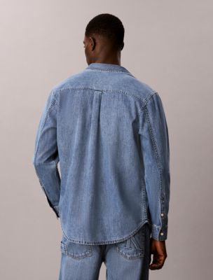 Мужские топы Calvin Klein Utility Denim Workshirt — фото 5