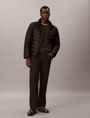 Мужская куртка Calvin Klein Lightweight Nylon Emblem Logo, цвет: Чёрный — фото 2