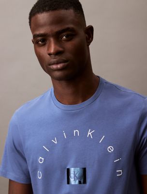 Shine Graphic Crewneck T-Shirt, Lilac Gray
