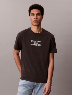 CKJ Graphic Classic T-Shirt, Dark Grey Heather Cvc