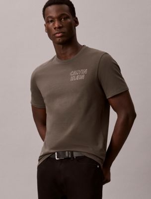 Мужские футболки Calvin Klein Retro Logo Graphic Classic T-Shirt — фото 4