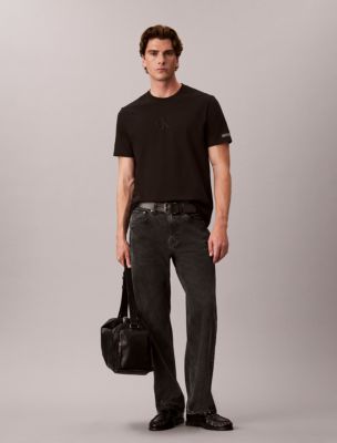 Мужские футболки Calvin Klein Embossed Monogram Logo Tee — фото 2