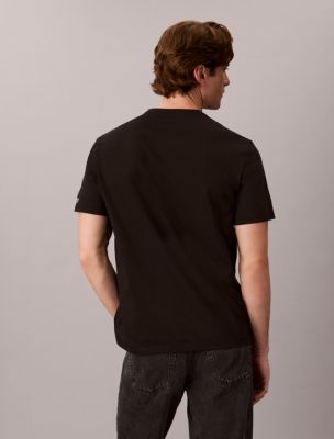 Мужские футболки Calvin Klein Embossed Monogram Logo Tee — фото 4