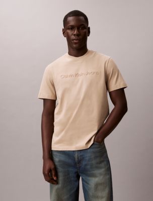 Embossed Logo Classic T-Shirt, White Pepper
