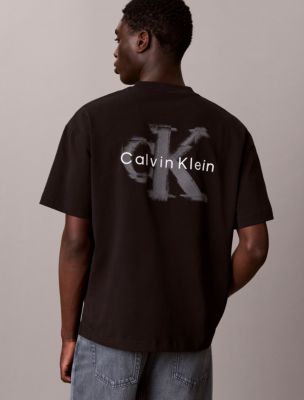 Мужские футболки Calvin Klein Distressed Monologo Graphic Relaxed T-Shirt — фото 2