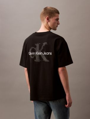 Мужские футболки Calvin Klein Distressed Monologo Graphic Relaxed T-Shirt — фото 5