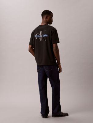 Мужские футболки Calvin Klein Liquid Monologo Graphic Tee — фото 5