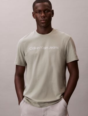 Мужские футболки Calvin Klein Foil Logo Graphic Classic T-Shirt — фото 4