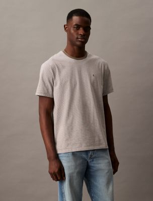 Smooth Cotton Stripe Classic T-Shirt, Bungee Cord