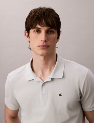 Cotton Pique Classic Polo Shirt , Glacier Lake