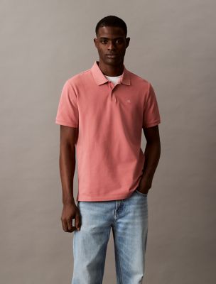 Cotton Pique Classic Polo Shirt , Light Mahogany